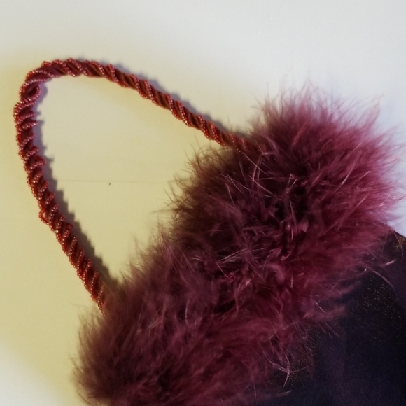 Trendy Feathers/beads bag - Picture 3 of 6